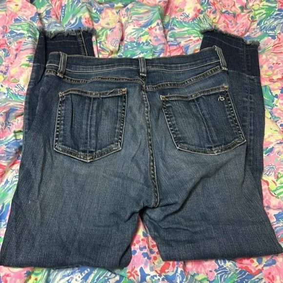 Rag & Bone Dark Denim Jeans - Picture 3 of 4